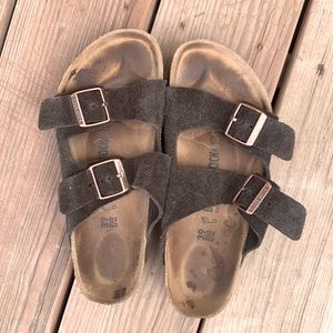 Brown Birkenstocks